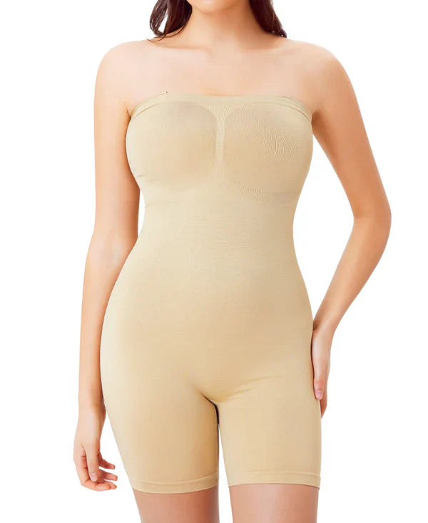 Strapless Tummy Control Bodysuit for Women