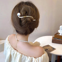 Sweet Barrettes Pearl Hair Grips