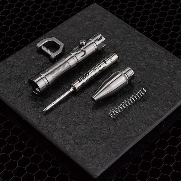Mini Titanium Bolt Action Tactical Keychain Pen
