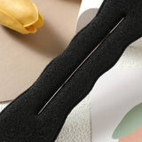 (Pack of 2)Stylish Black Hair Donut Ponytail Bun Maker