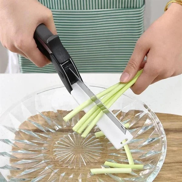 2-in-1 Clever Food Chopper Cutter