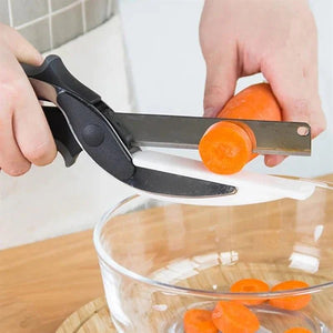 2-in-1 Clever Food Chopper Cutter