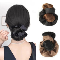 SatinBow Elegant Hair Clip