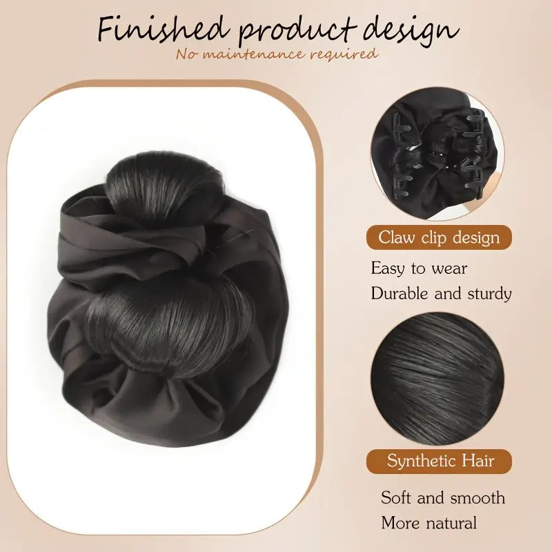SatinBow Elegant Hair Clip