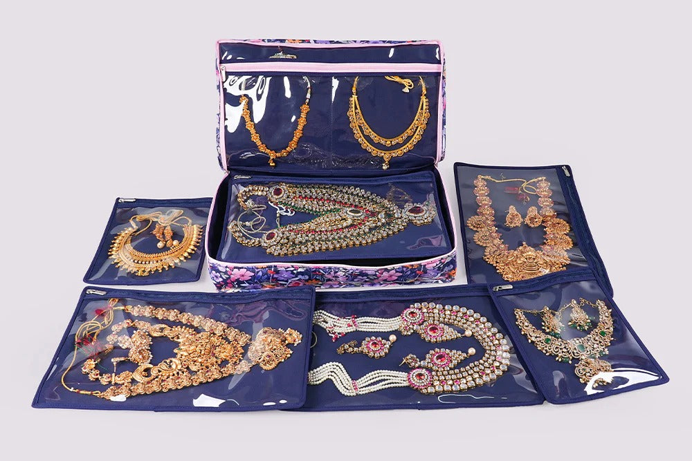 Multi-Pocket Jewelry Storage Organizer