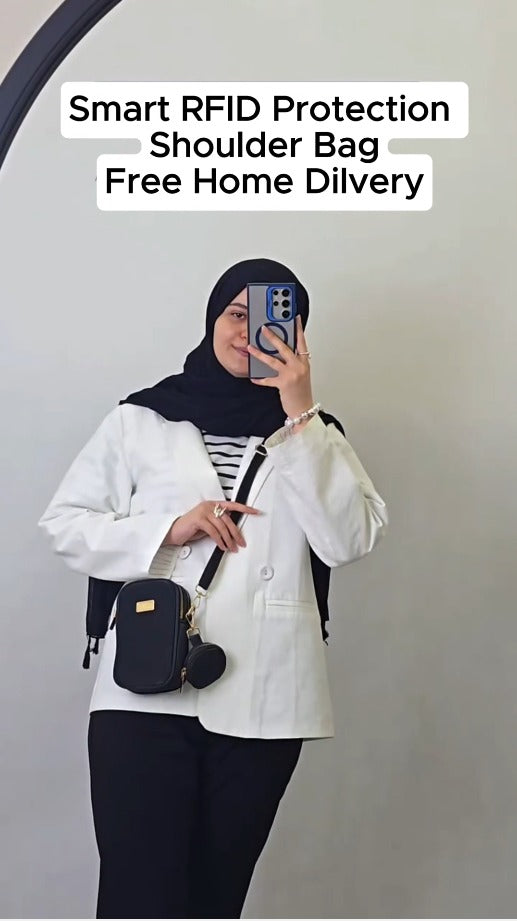 Smart RFID Protection Shoulder Bag