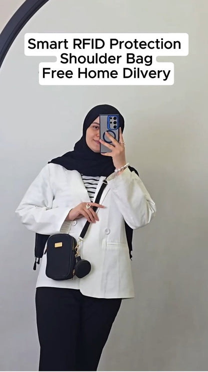 Smart RFID Protection Shoulder Bag