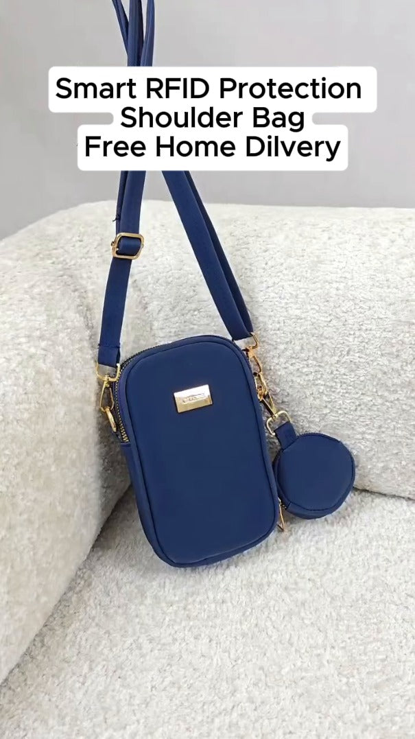 Smart RFID Protection Shoulder Bag