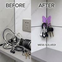 3-In-1 Rotatable Butterfly Wall Hook