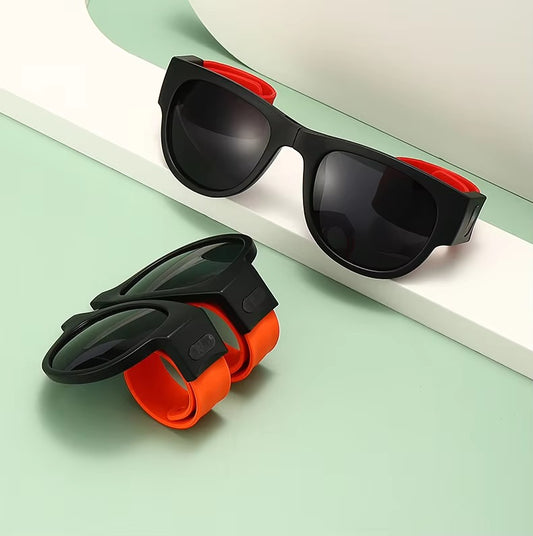 Folding Wristband Polarized Sun Glasses