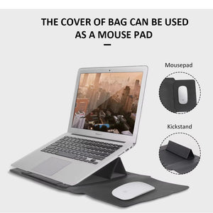 3-in-1 Laptop Sleeve with Stand