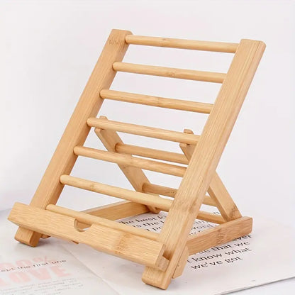 Wooden Book ,Tablet & Mobile Phone Stand