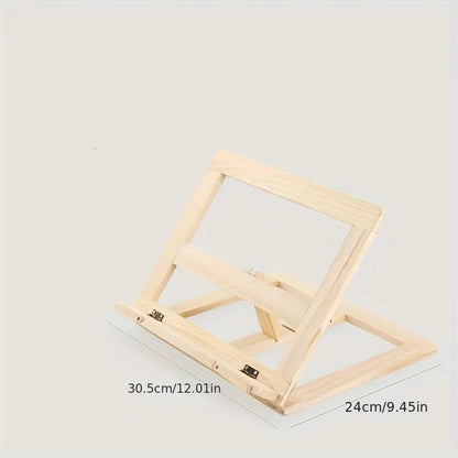Portable Wood Bookends Stand