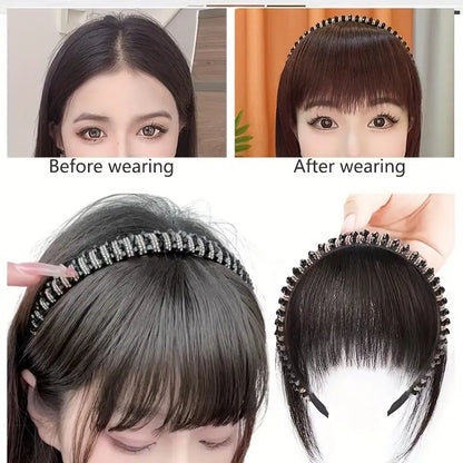 Rhinestone Hairband with Bangs