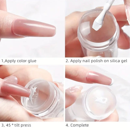 Silicone Nail Art Stamp Set