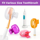 (Pack of 3) Travel Toothbrush Head Cover Case