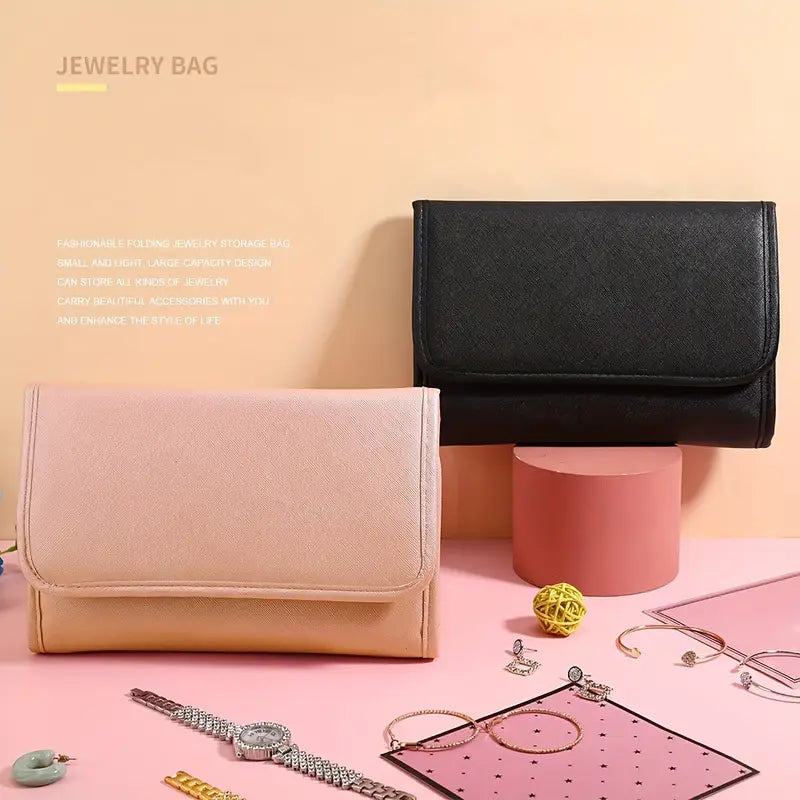 Luxury Foldable Jewelry Storage Pouch