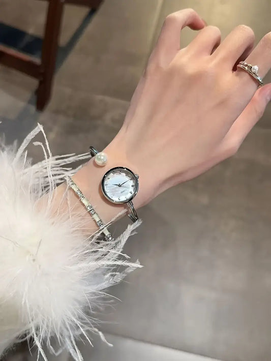 Light & Dainty Bangle Bracelet Quartz Watch