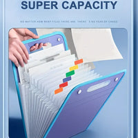 13-Pocket,Portable,Durable File Bag Organizer