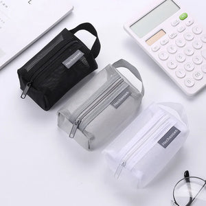 3pcs Portable Square Mesh Storage Bag