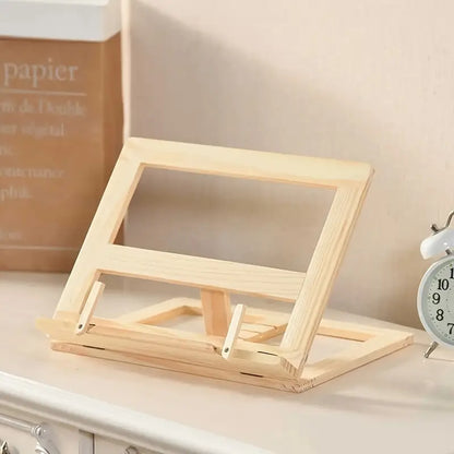 Portable Wood Bookends Stand
