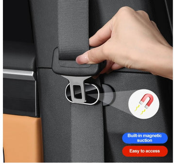 Car seatbelt buckle insert/stopper
