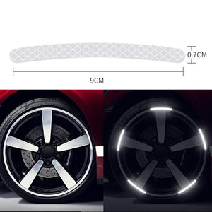 20pcs Car Wheel Hub Reflective Sticker