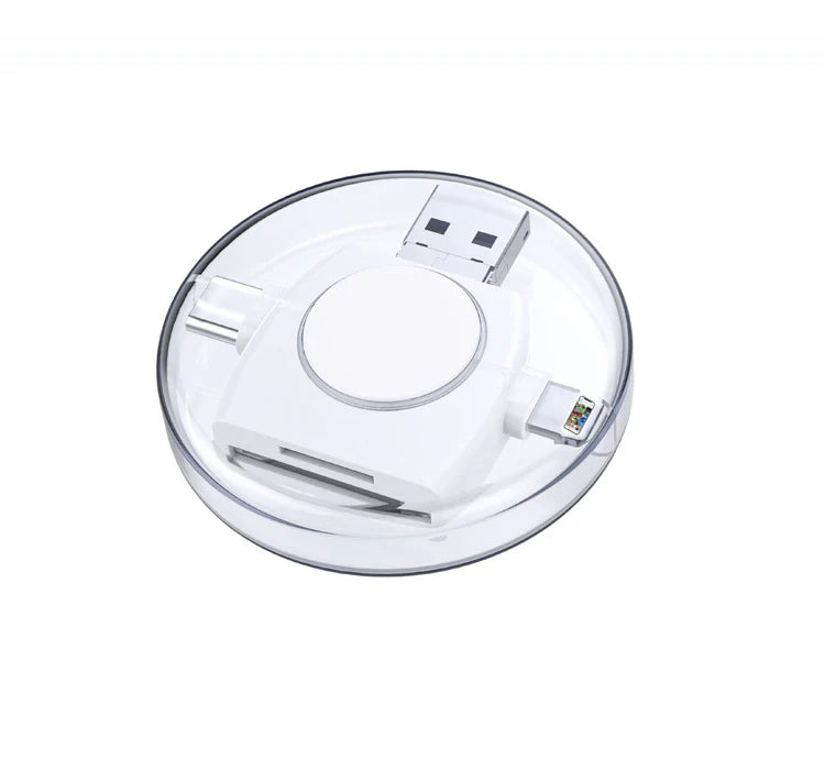 4 in 1 Card Reader Type C  USB iPhone Adapter