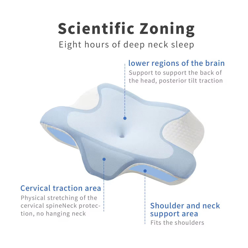 Deep Sleep Pillow for Neck Pain Relief