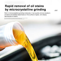 Car Glass Cleaner Stubborn Oil