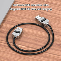 USB Solderless Connector Metal Case