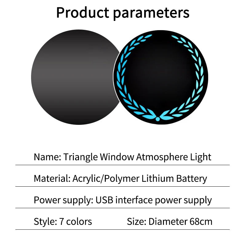 Window Ambient Lighting Car