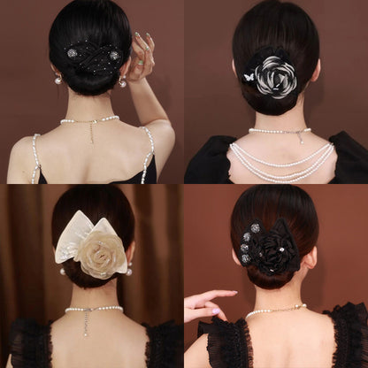 Flowers Deft Bun Hair Twister