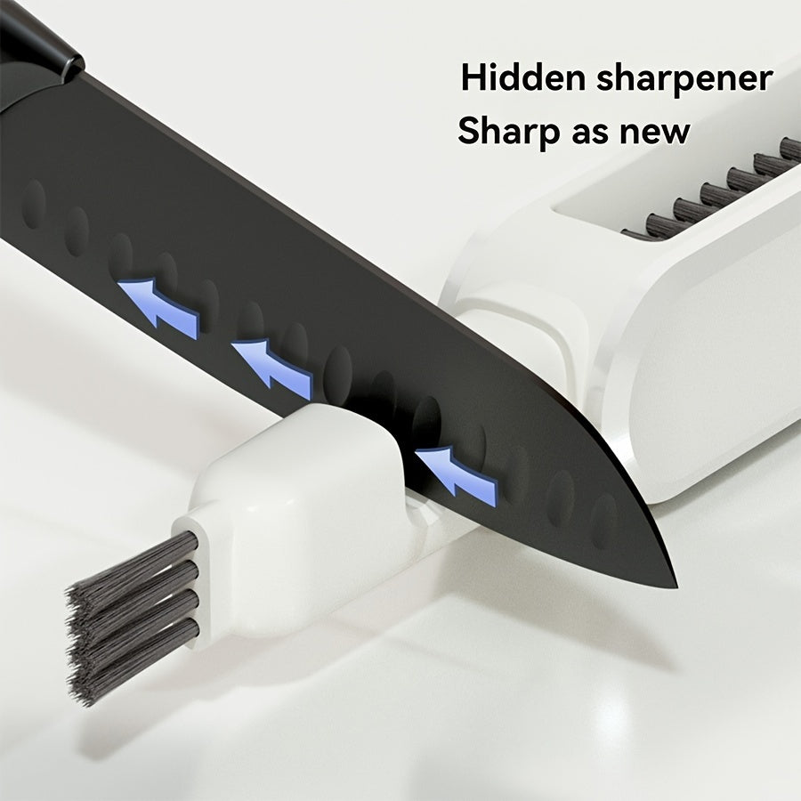 Double Sided Cleaning 4 in 1 Multifunctional Knife Brush