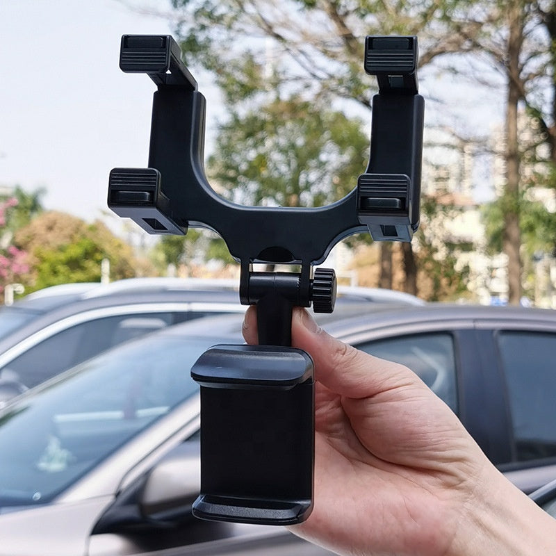Car Rear View Mirror Phone Holder