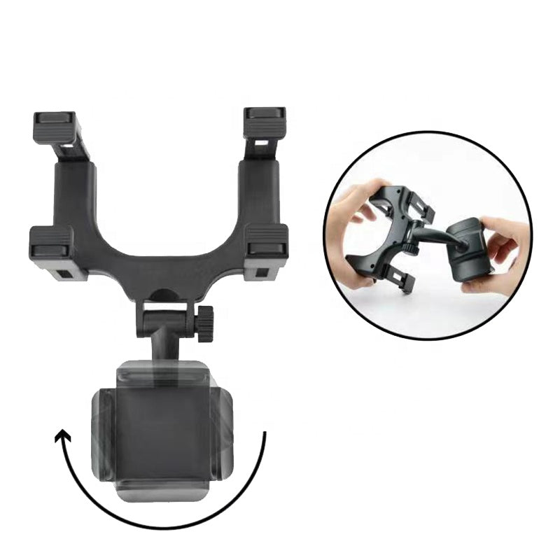 Car Rear View Mirror Phone Holder