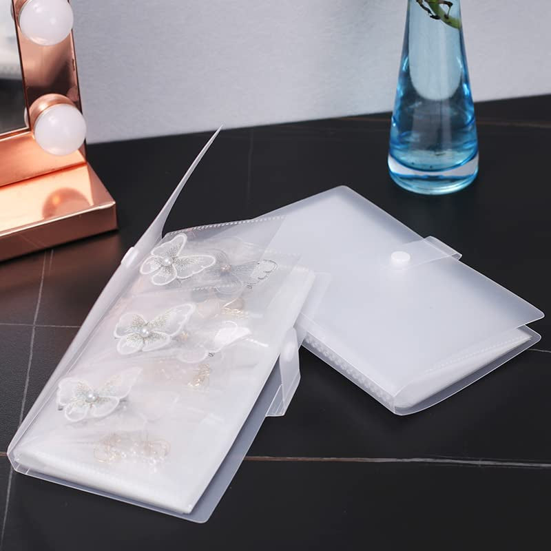 Transparent Jewellery Storage Book Set