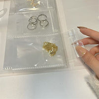 Transparent Jewellery Storage Book Set