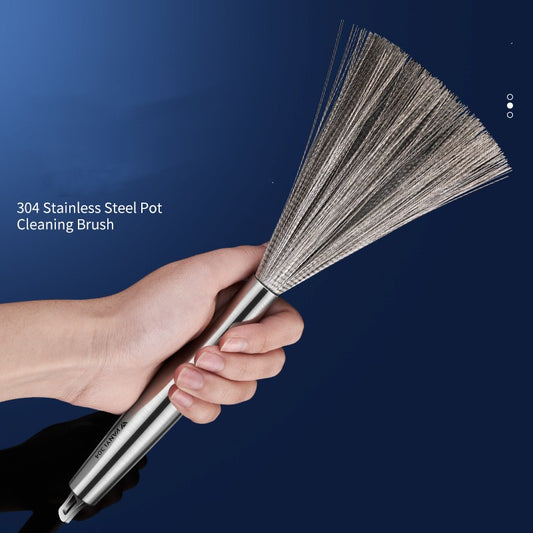 Efficient Kitchen Cleaning Brush With Hanging Loop