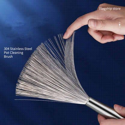 Efficient Kitchen Cleaning Brush With Hanging Loop
