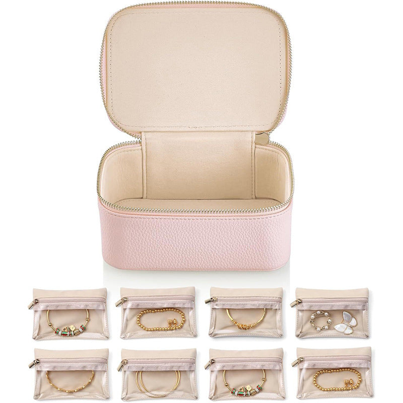 Zipper Travel Jewelry Box
