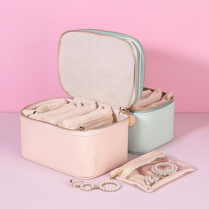 Zipper Travel Jewelry Box