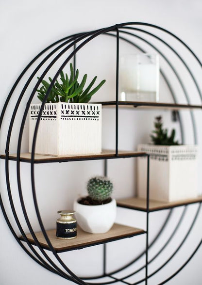 Circular Retro Storage Rack