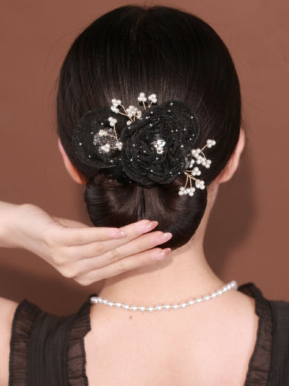 Flowers Deft Bun Hair Twister