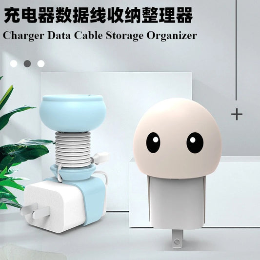 Cartoon Portable Data Cable Winder