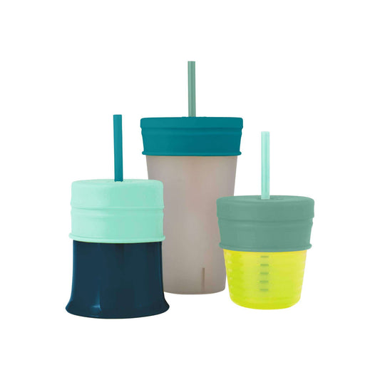 Reusable Silicone Sippy Straw Cup Lids