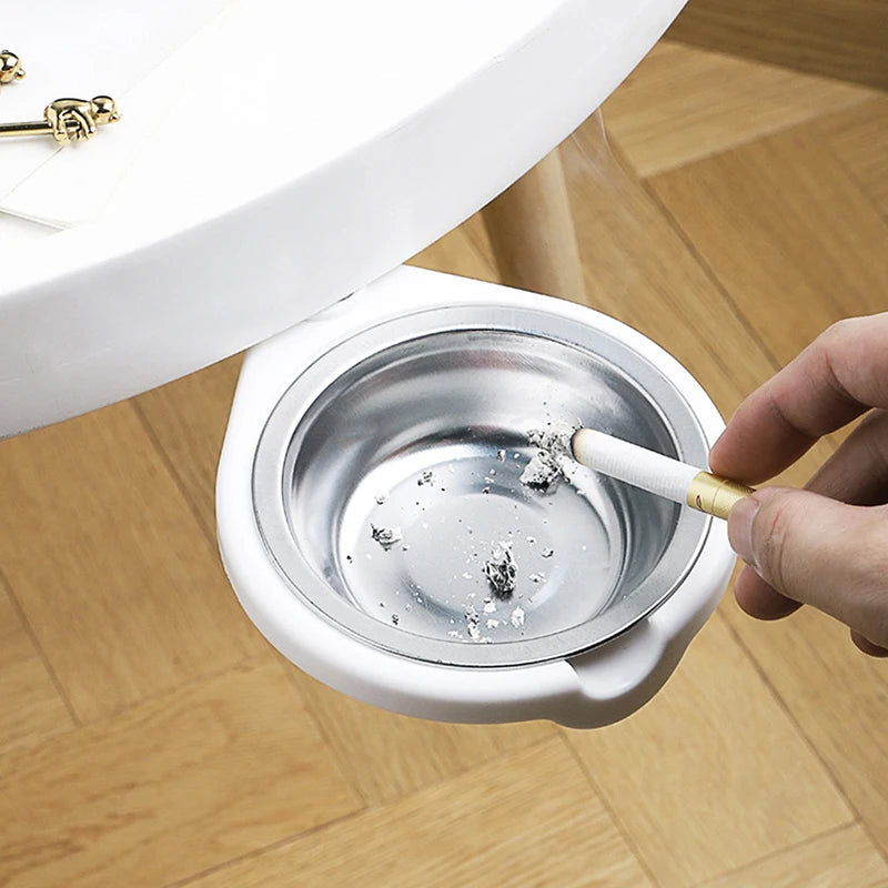 Unbreakable Foldable Under-Desk/Table Ashtray