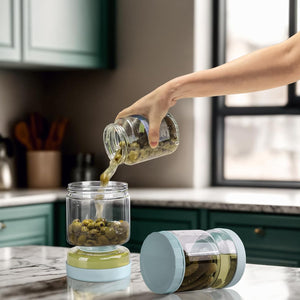 Glass Pickle Jar with Filter