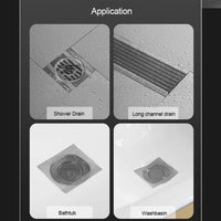 Disposable Shower Drain Hair Catcher Mesh Sticker Roll