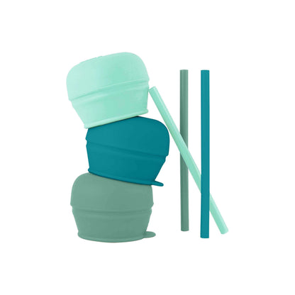 Reusable Silicone Sippy Straw Cup Lids